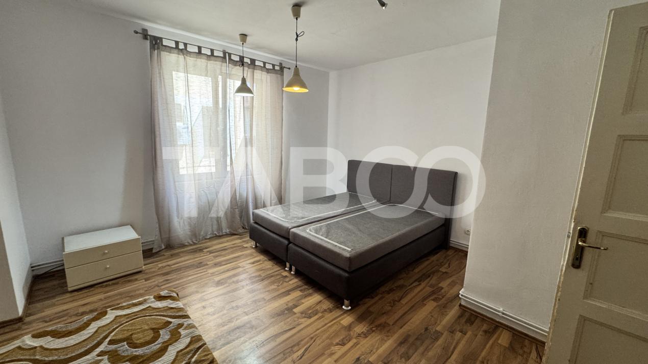 Apartamanet 3 camere de inchiriat mobilat utilat 100 mpu CENTRAL Sibiu