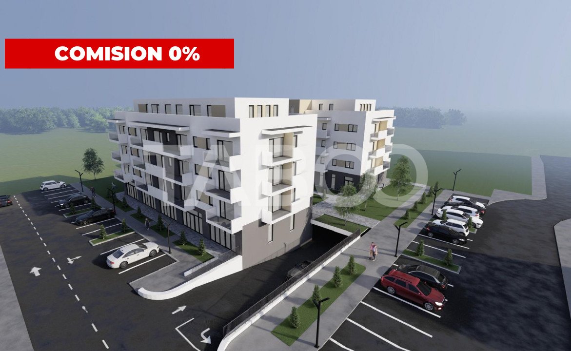 Apartament 2 bai  3 camere 69 mpu balcon 17 mp zona Terezian Sibiu