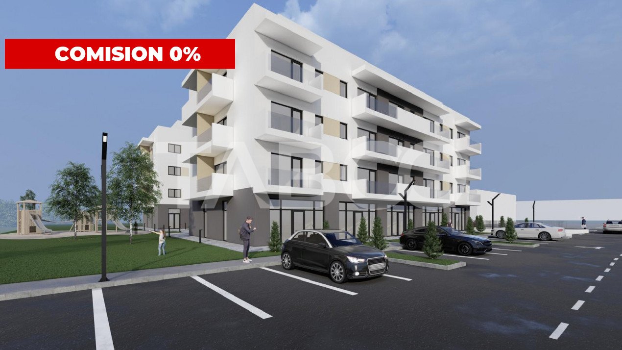 Apartament 2 camare 2 balcoane  54 mpu loc de parcare inclus 