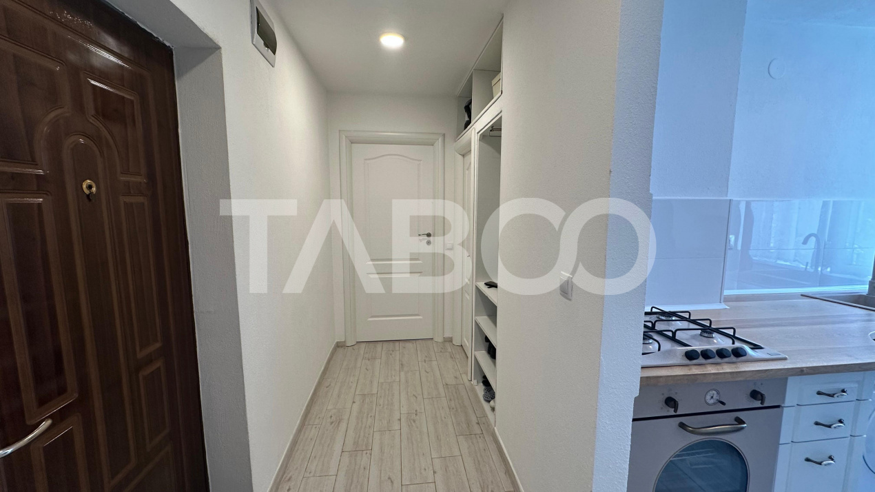Apartament 2 camere 45 mpu mobilat utilat zona Terezian Sibiu