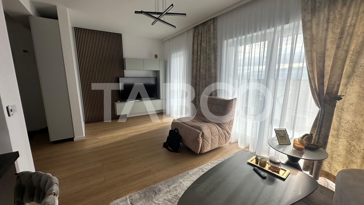 Apartament 2 camere 53 mpu finisat modern balcon utilat mobilat