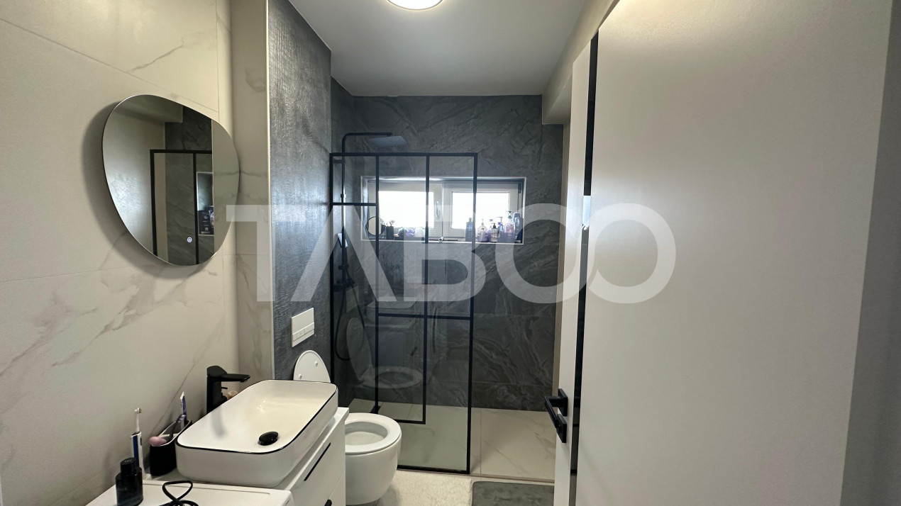 Apartament 2 camere 53 mpu finisat modern  balcon utilat mobilat