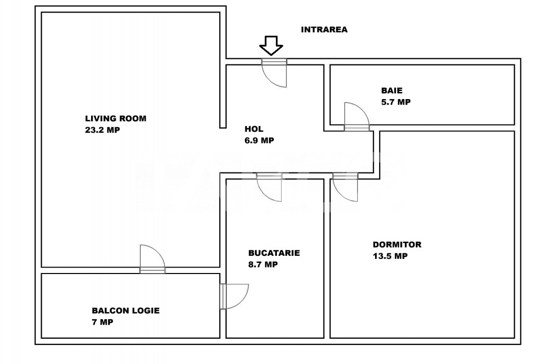 Apartament 2 camere 58 mpu mobilat si utilat premium Doamna Stanca