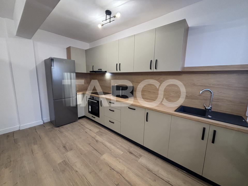 Apartament 2 camere 60 mpu etaj 8 mobilat si utilat Rahovei Sibiu