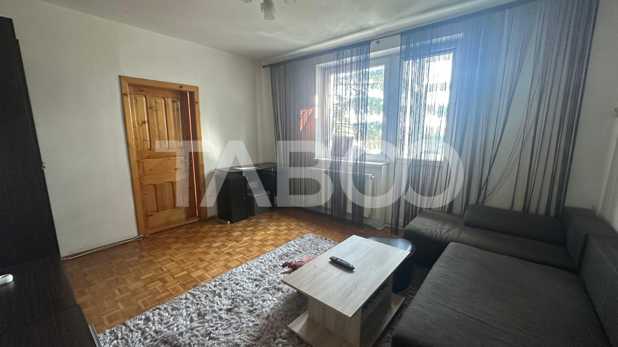 Apartament 2 camere cu balcon mobilat zona Mihai Viteazul Sibiu