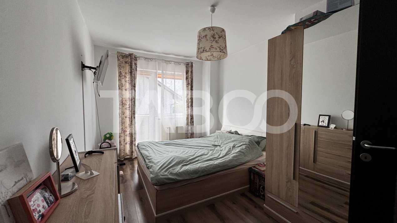 Apartament 2 camere de inchiriat 50mp mobilat utilat balcon Alma 