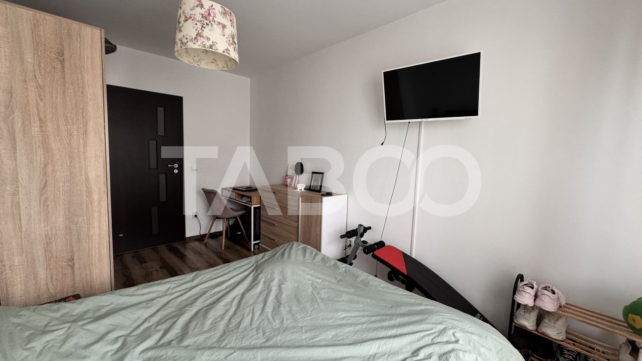 Apartament 2 camere de inchiriat 50mp mobilat utilat balcon Alma 