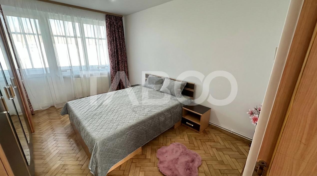 Apartament 2 camere de inchiriat 54 mpu balcon zona Terezian Sibiu