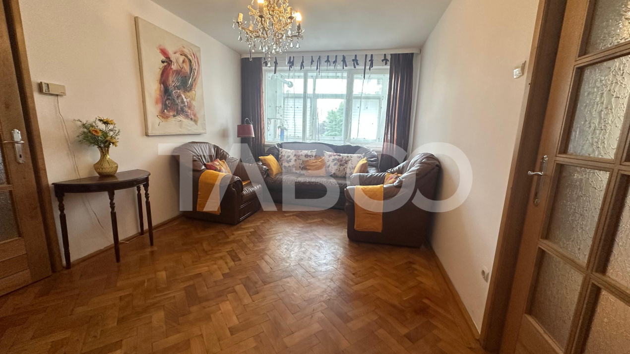 Apartament 2 camere de inchiriat cu balcon zona Mihai Viteazu Sibiu
