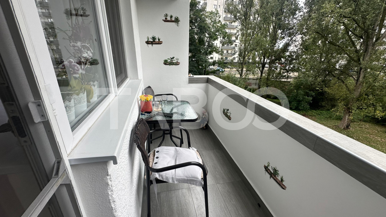 Apartament 2 camere de inchiriat cu balcon zona Rahovei Sibiu