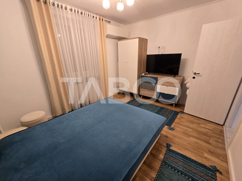 Apartament 2 camere de inchiriat mobilat modern pivnita Dioda Sibiu