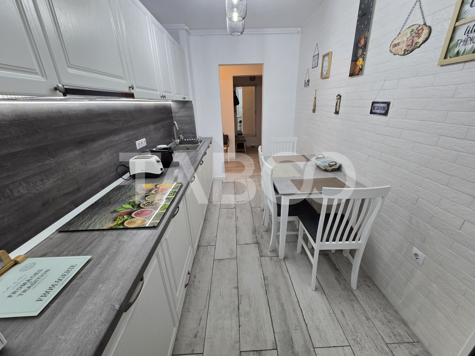 Apartament 2 camere de inchiriat mobilat modern pivnita Dioda Sibiu