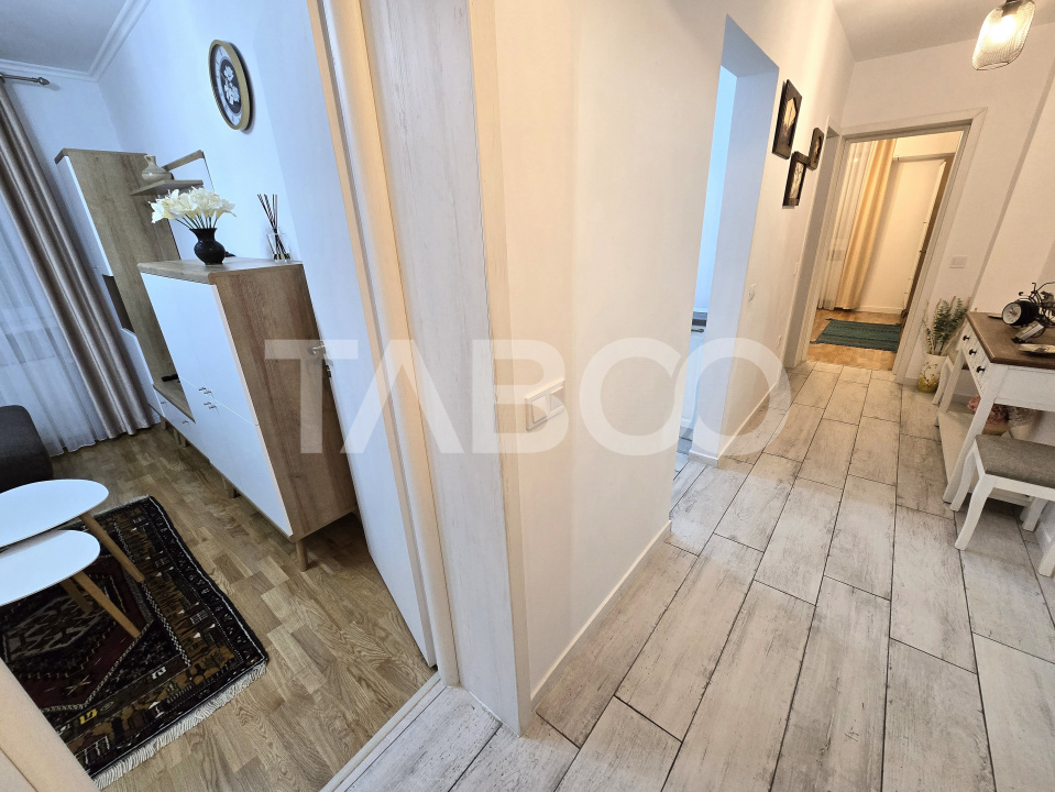 Apartament 2 camere de inchiriat mobilat modern pivnita Dioda Sibiu