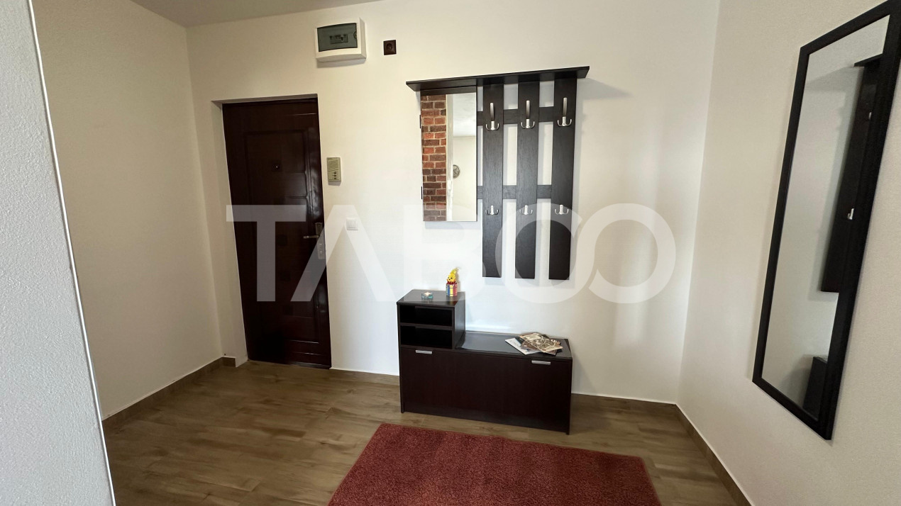 Apartament 2 camere de inchiriat zona Turnisor Sibiu 70 mpu si balcon 