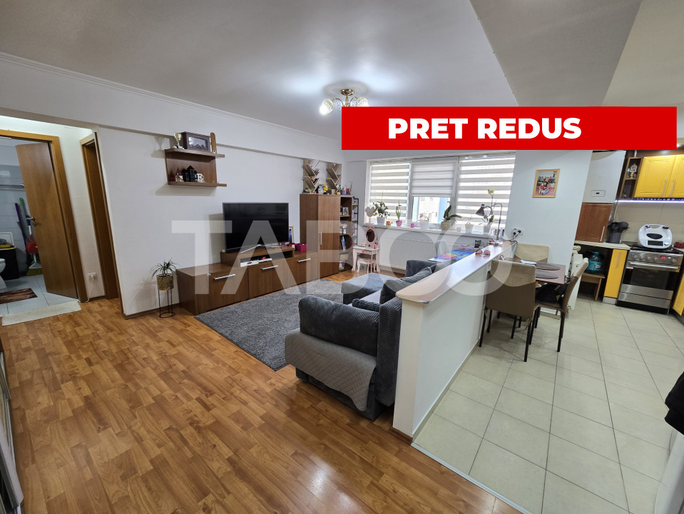 Apartament 2 camere etaj intermediar 1 mobilat lift Turnisor Sibiu