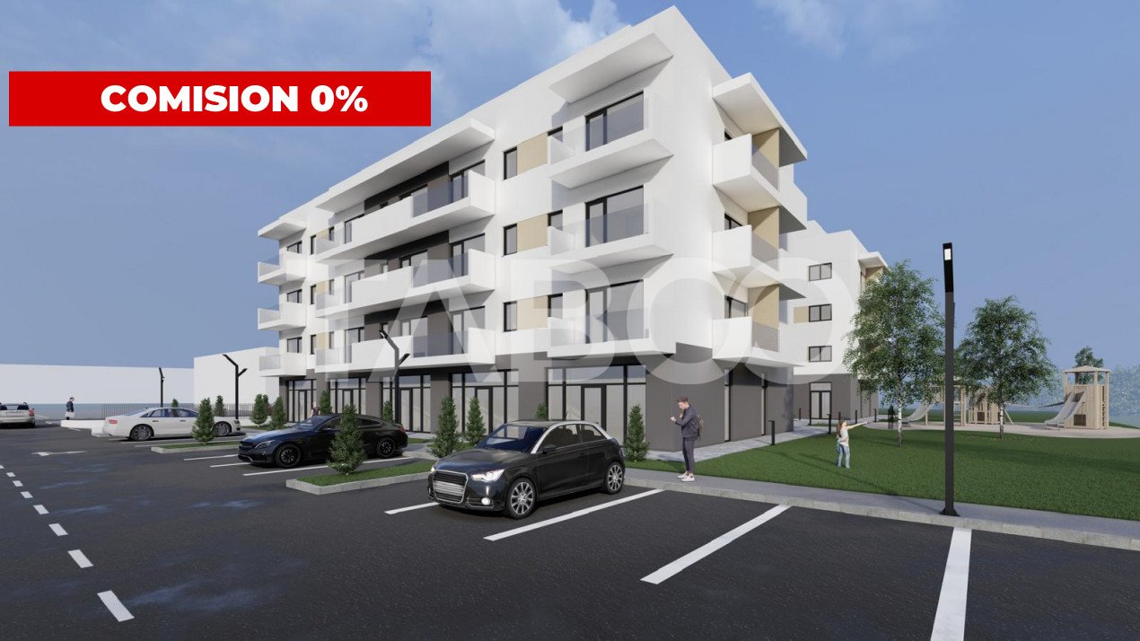 Apartament 2 camere  loc parcar 2 balcoane zona Terezian Sibiu 60 mpu  in Sibiu - Calea Surii Mari