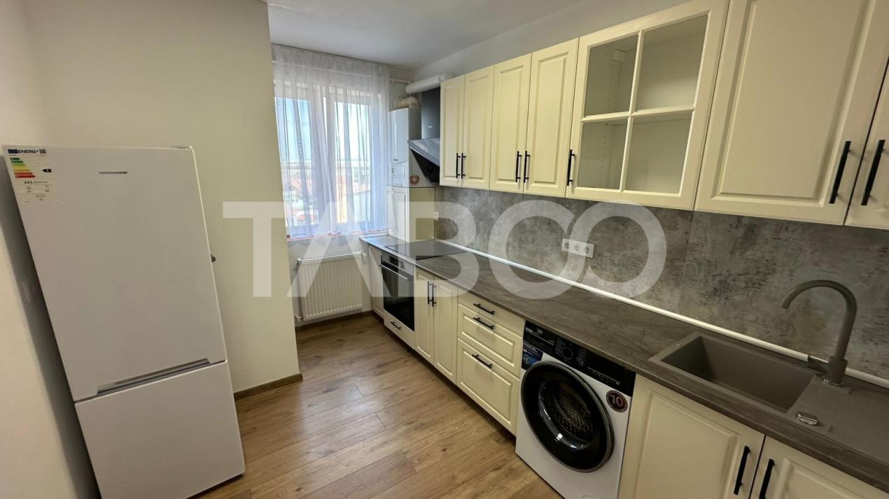 Apartament 2 camere modern balcon loc de parcare zona Turnisor Sibiu