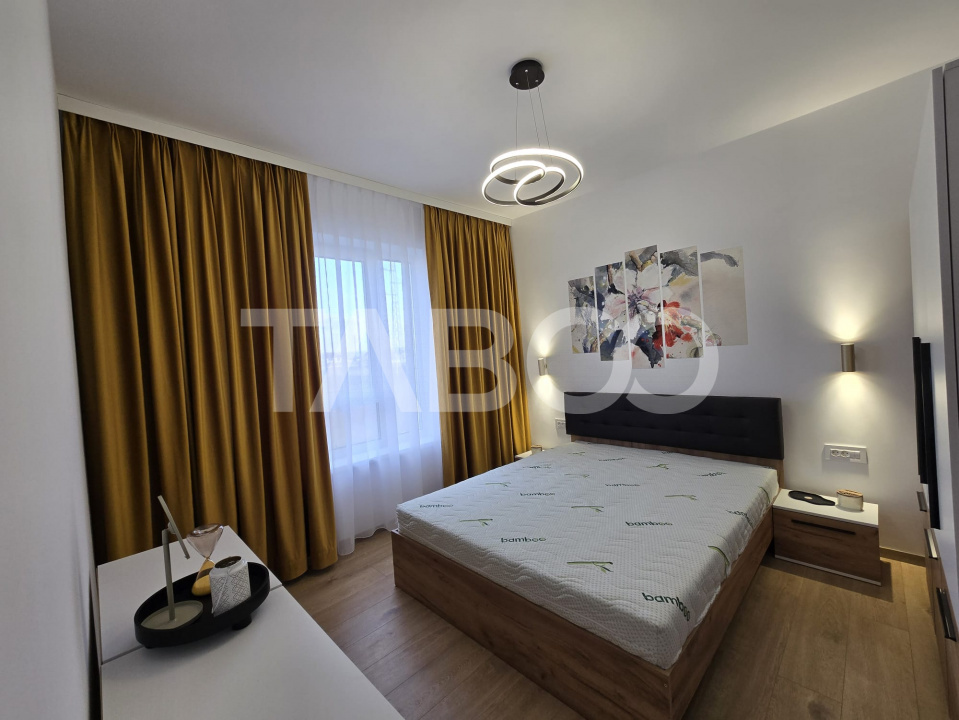Apartament 2 camere modern mobilat utilat 57mp Valleta Park Sibiu