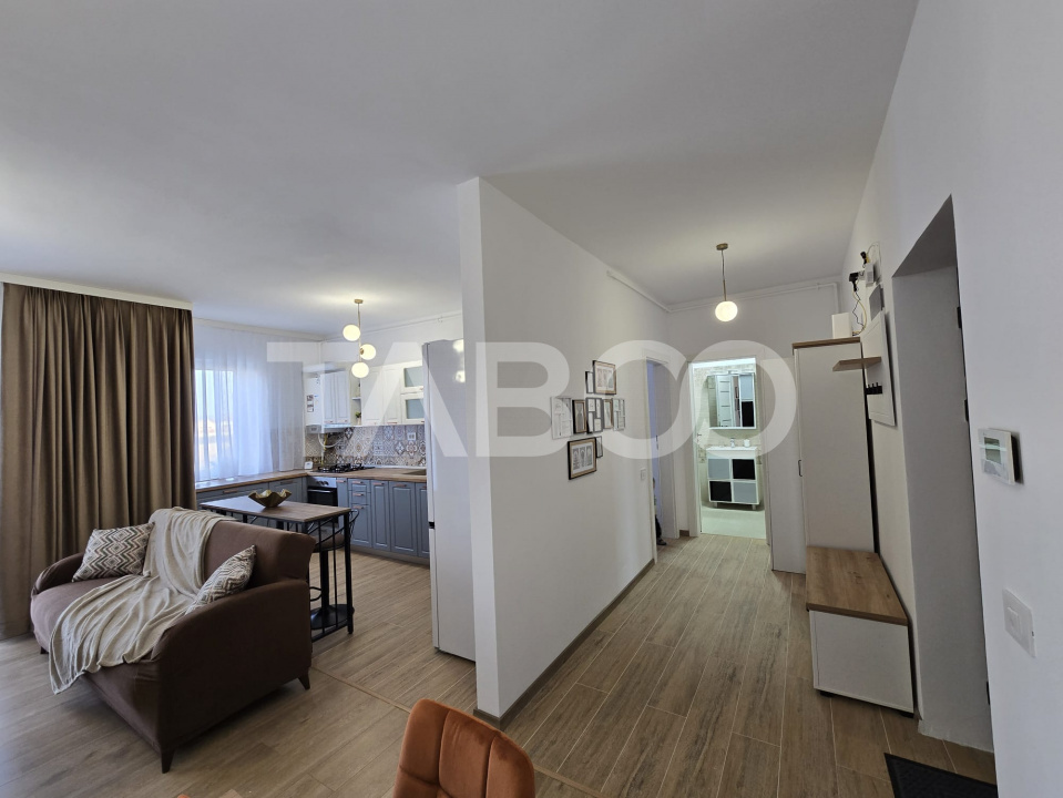 Apartament 2 camere modern mobilat utilat 57mp Valleta Park Sibiu