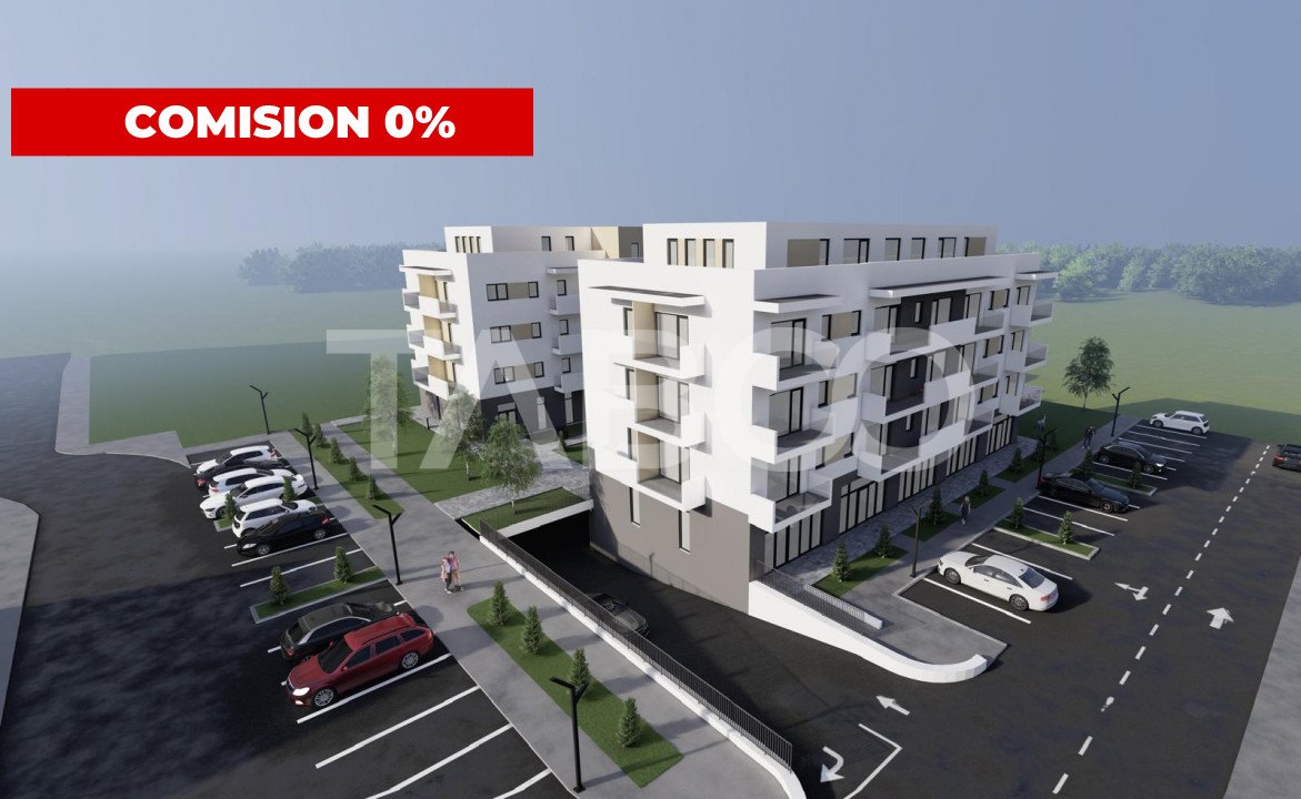 Apartament 2  parcare 2 balcoane 53 mpu  camere zona terezian Sibiu