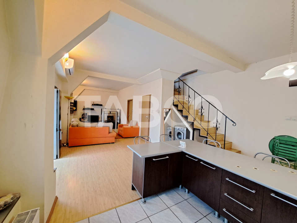 Apartament 3 camere 2 bai 80 mp utili mobilat si utilat zona Terezian
