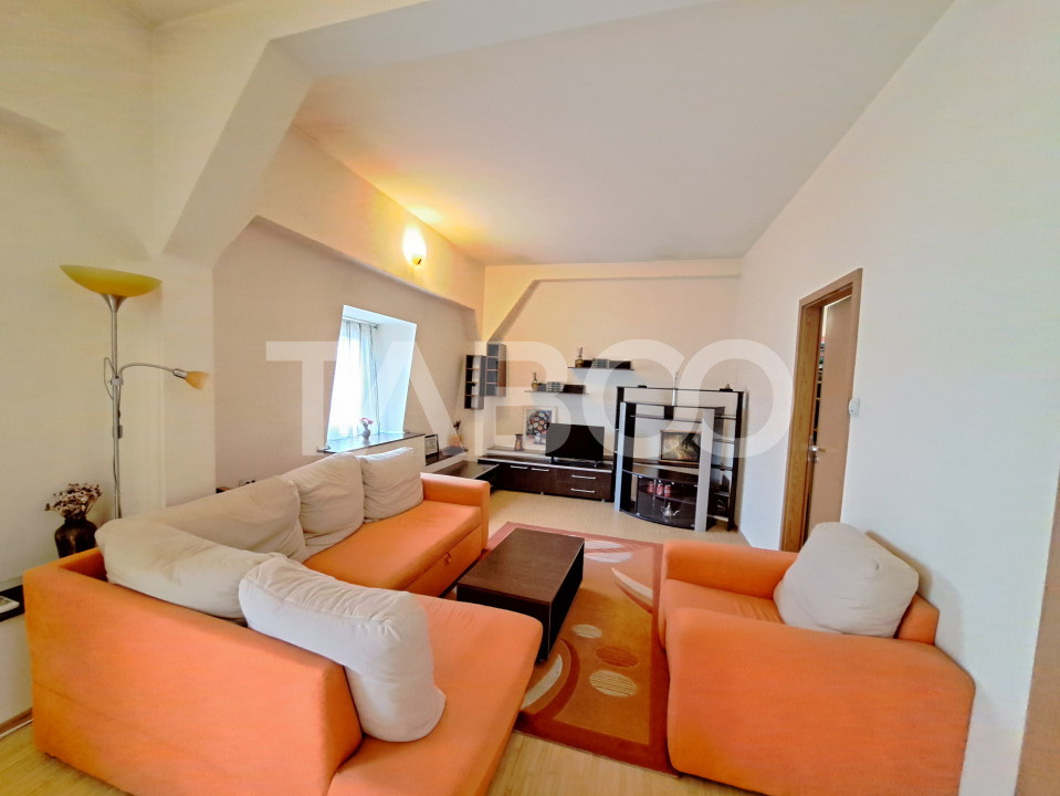 Apartament 3 camere 2 bai 80 mp utili mobilat si utilat zona Terezian