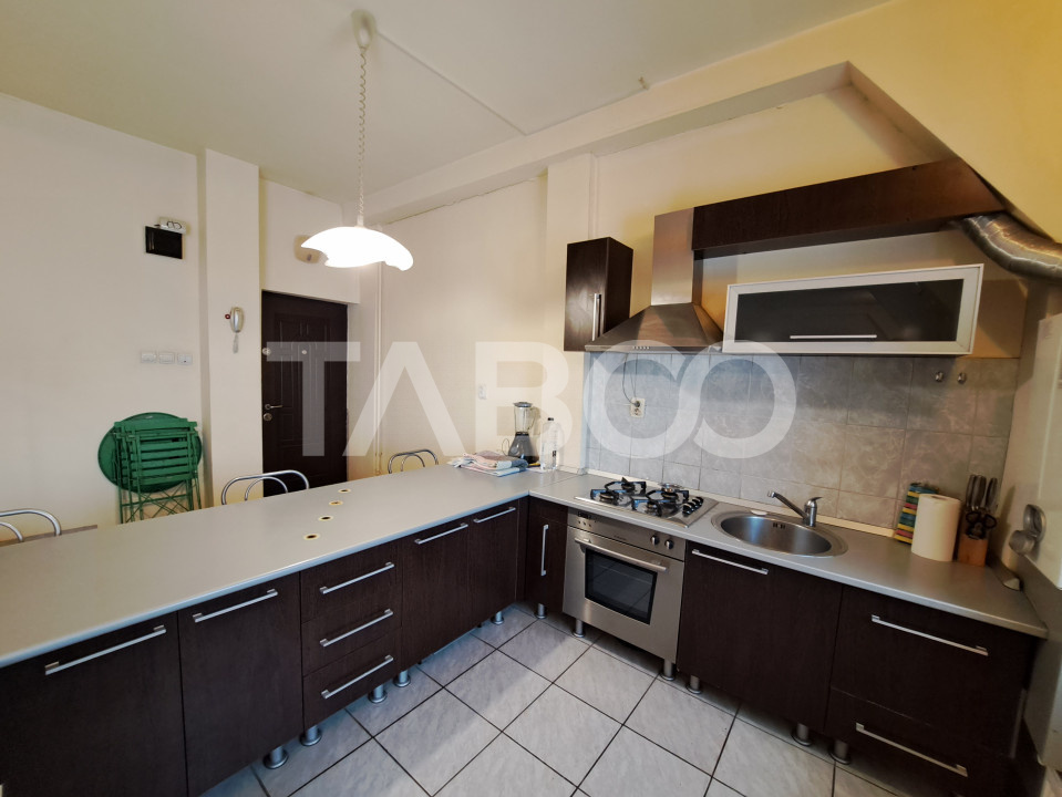 Apartament 3 camere 2 bai 80 mp utili mobilat si utilat zona Terezian