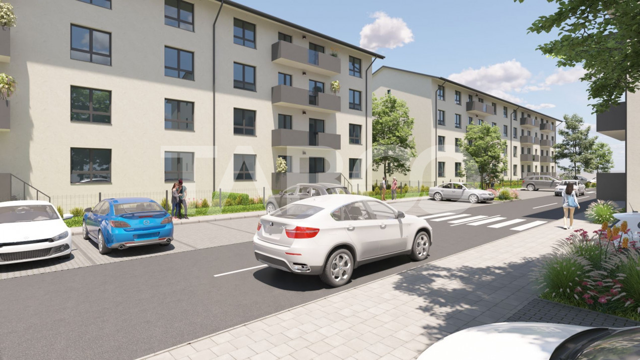 Apartament 3 camere 2 bai balcon parcare privata Doamna Stanca Sibiu