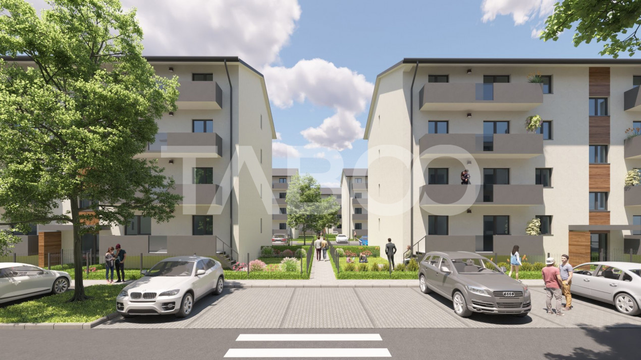 Apartament 3 camere 2 bai balcon parcare privata Doamna Stanca Sibiu