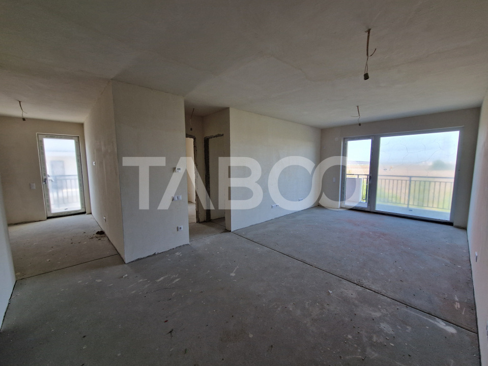 Apartament 3 camere 2 bai etaj 2 bloc cu lift zona de case in Turnisor in Sibiu - Afinelor