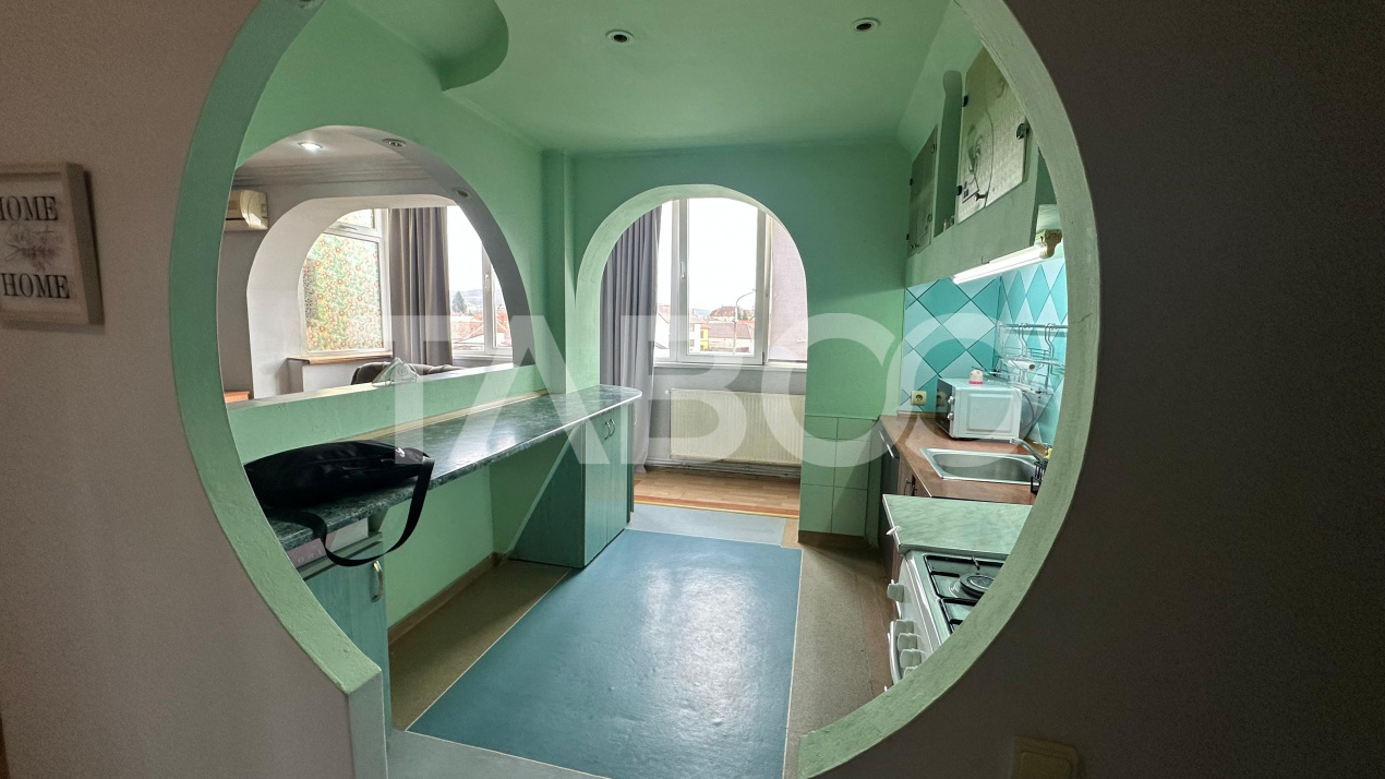 Apartament 3 camere  2 balcoane etaj intermediar Terezian Sibiu