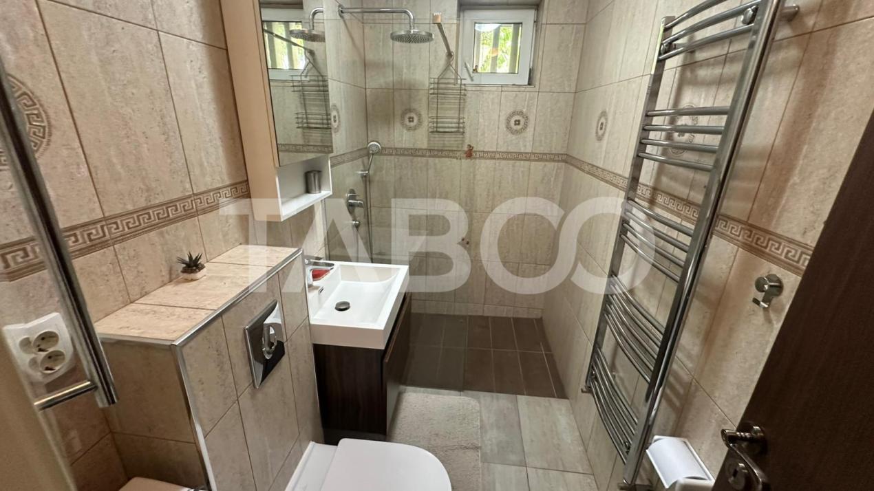 Apartament 3 camere cu balcon mobilat utilat zona Rahovei Sibiu