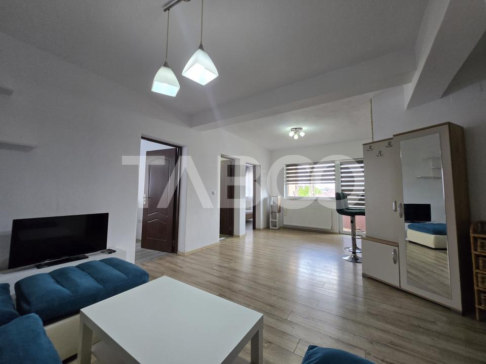 Apartament 3 camere de inchiriat decomandat 60mp zona Turnisor Sibiu