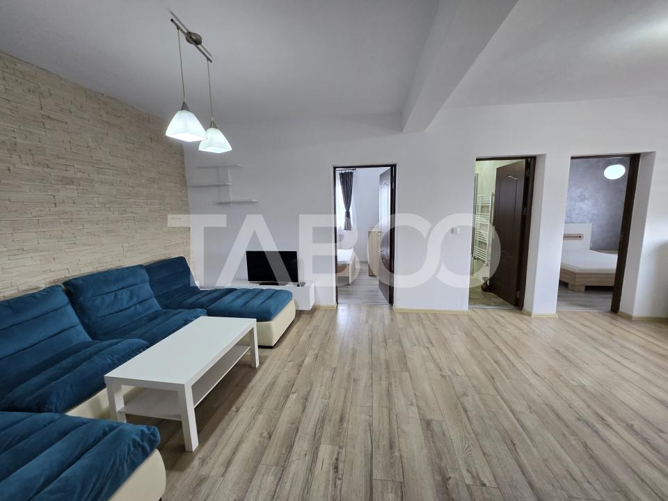 Apartament 3 camere de inchiriat decomandat 60mp zona Turnisor Sibiu