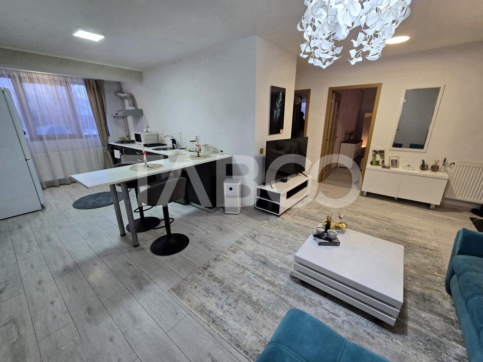 Apartament 3 camere de vanzare decomandat mobilat utilat Tilisca Sibiu
