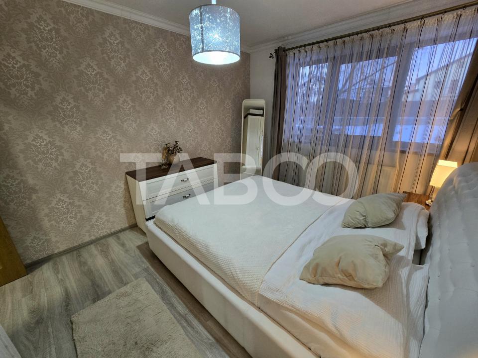 Apartament 3 camere de vanzare decomandat mobilat utilat Tilisca Sibiu