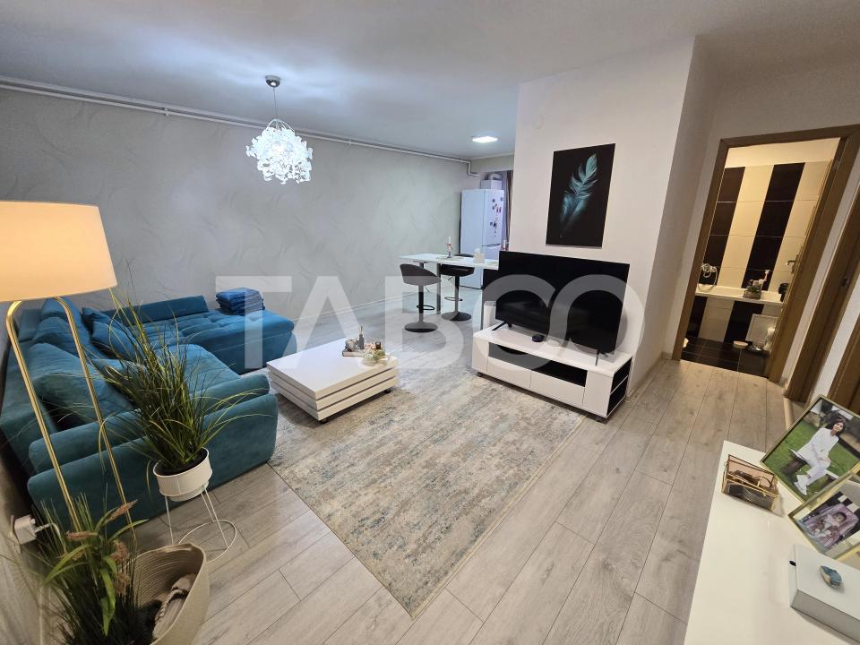 Apartament 3 camere de vanzare decomandat mobilat utilat Tilisca Sibiu