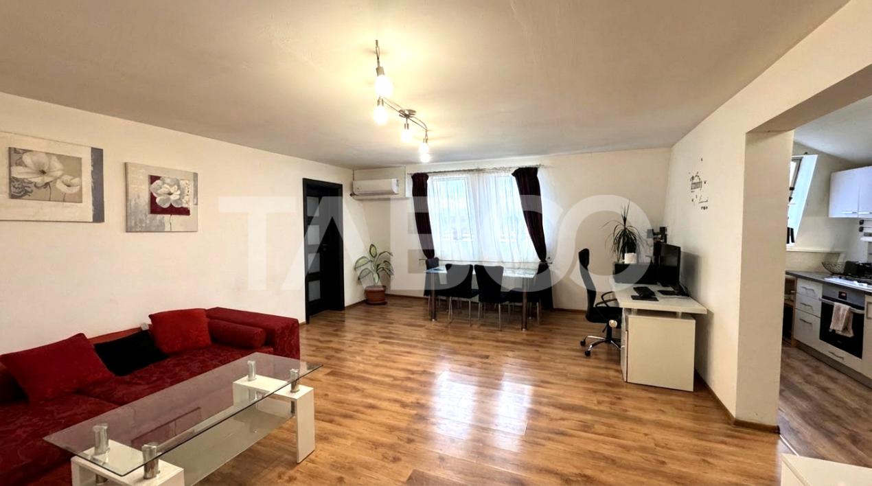 Apartament 3 camere de vanzare MOBILAT UTILAT 77mp Calea Cisnadiei in Sibiu - Daniel Renard