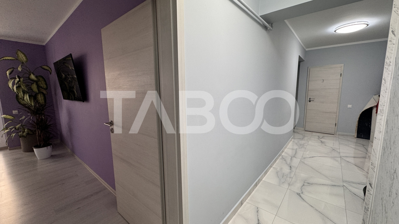 Apartament 3 camere de vanzare mobilat utilat terasa 80mp Turnisor 