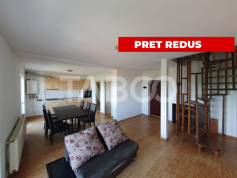 Apartament 3 camere decomandat 80 mp + 6 mp balcon cu scara interioara in Fagaras - Parcului