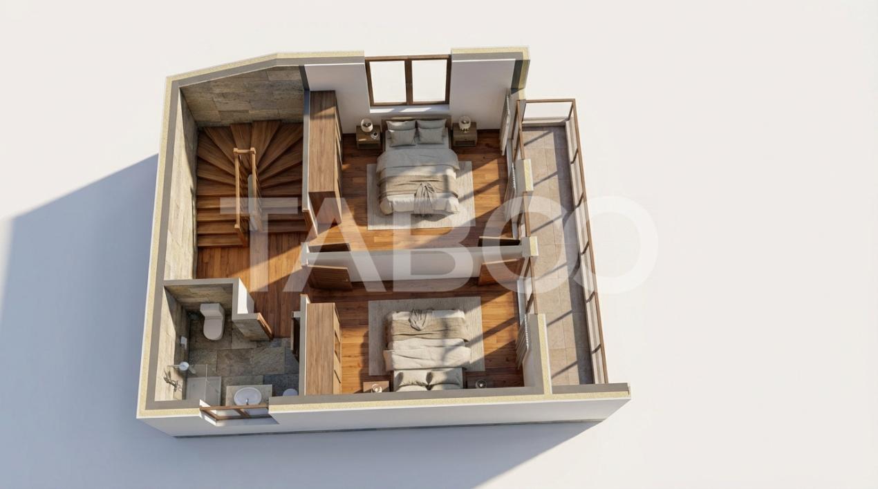 Apartament 3 camere decomandat cu doua balcoane 84 mp zona Turnisor