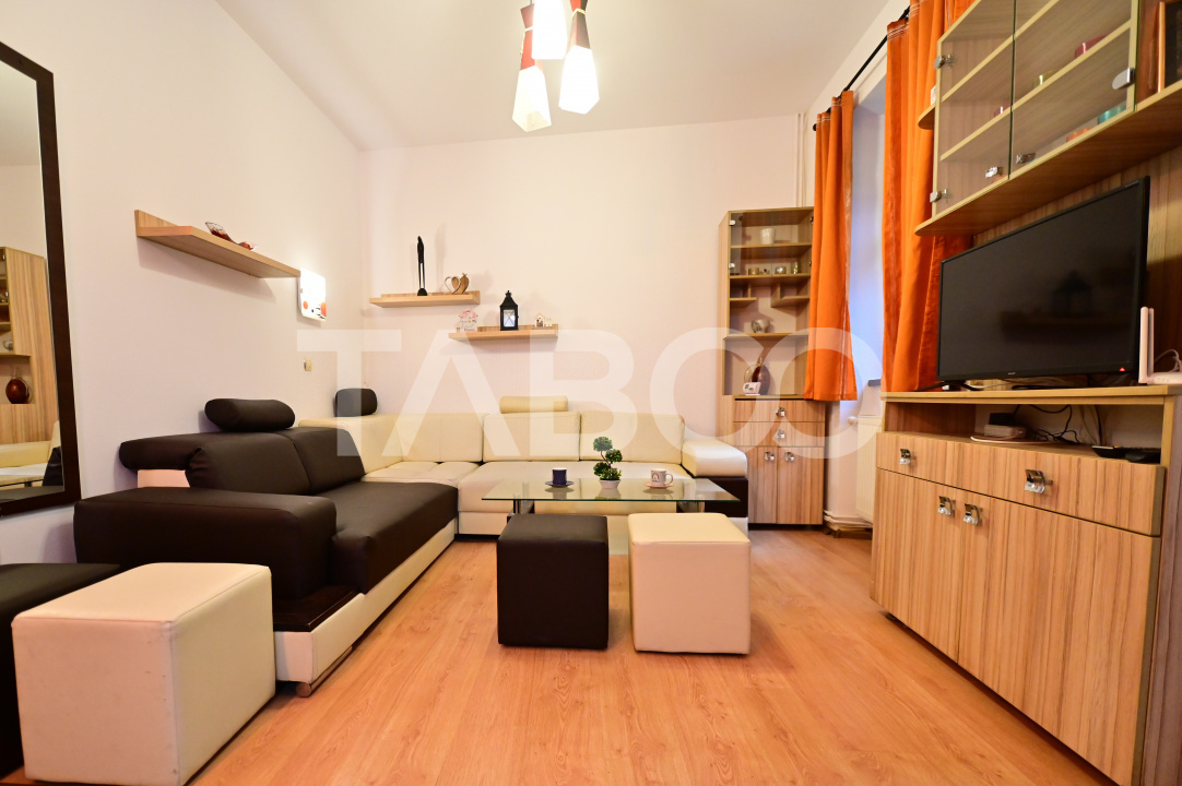 Apartament 3 camere mobilat si utilat de inchiriat langa Piata Mare