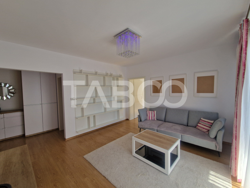 Apartament 3 camere mobilat si utilat modern lift Avangarden Sibiu