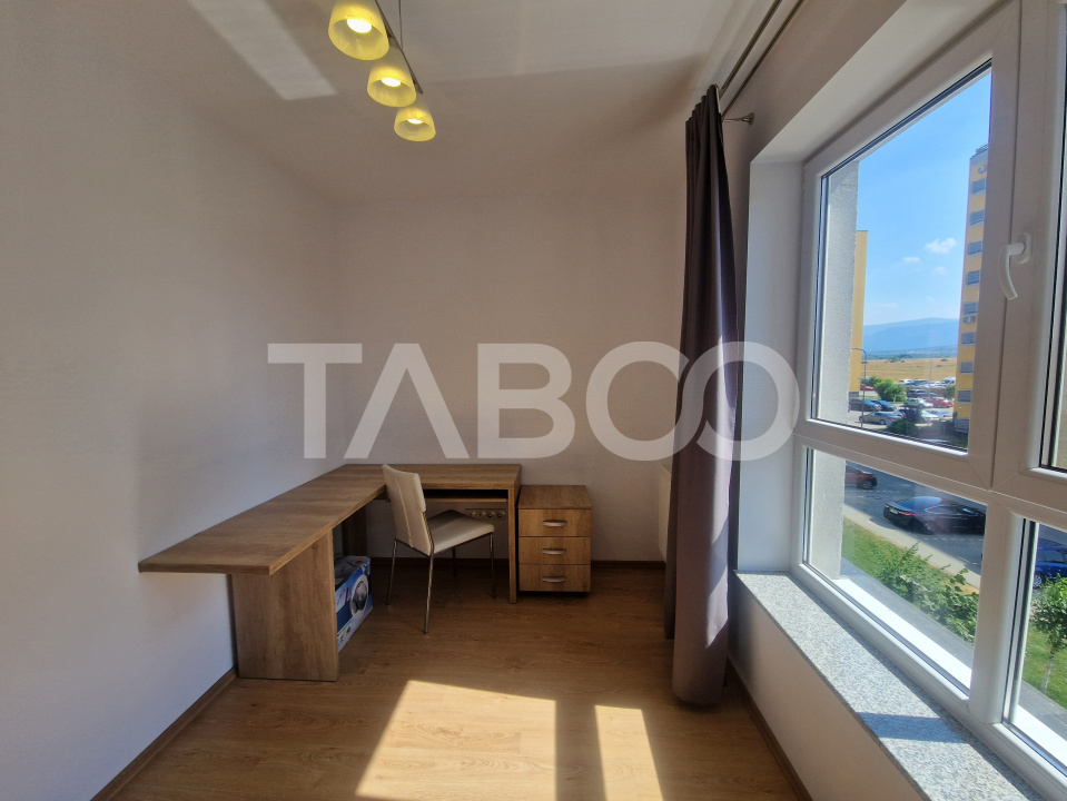 Apartament 3 camere mobilat si utilat modern lift Avangarden Sibiu