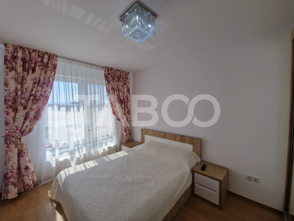 Apartament 3 camere mobilat si utilat modern lift Avangarden Sibiu