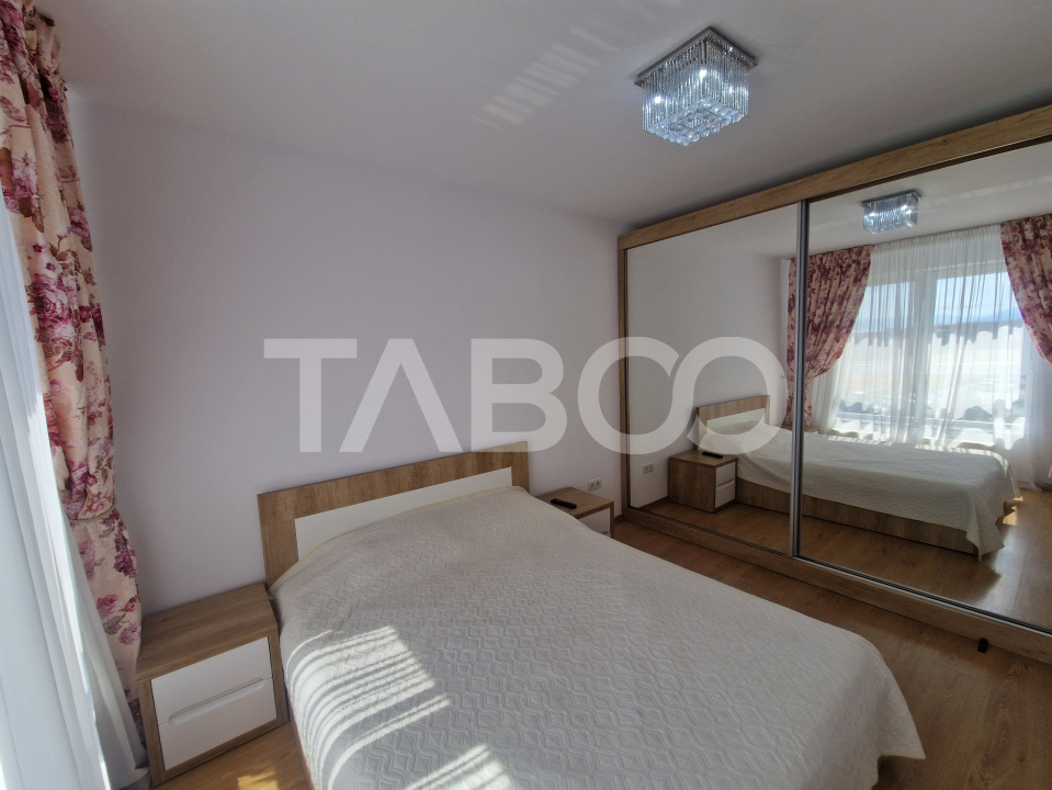 Apartament 3 camere mobilat si utilat modern lift Avangarden Sibiu