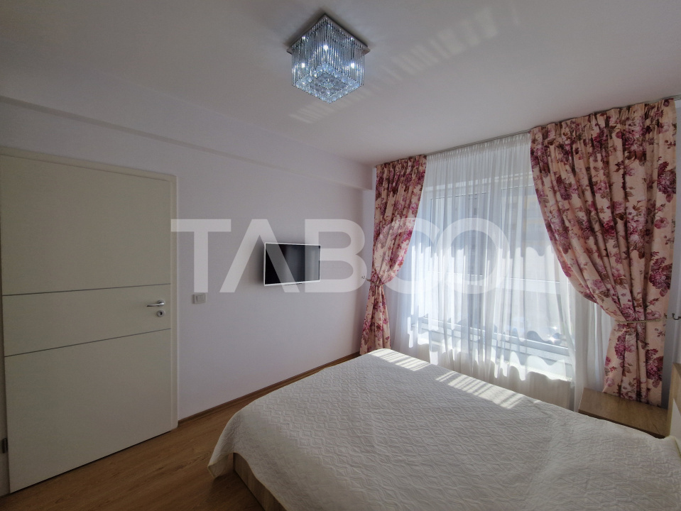 Apartament 3 camere mobilat si utilat modern lift Avangarden Sibiu