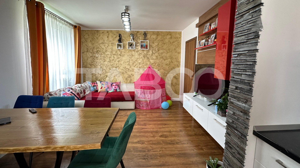 Apartament 3 camere mobilat utilat decomandat zona Arhitectilor Sibiu