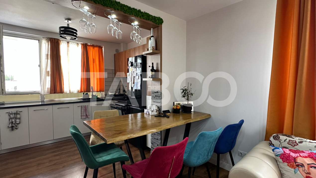 Apartament 3 camere mobilat utilat decomandat zona Arhitectilor Sibiu