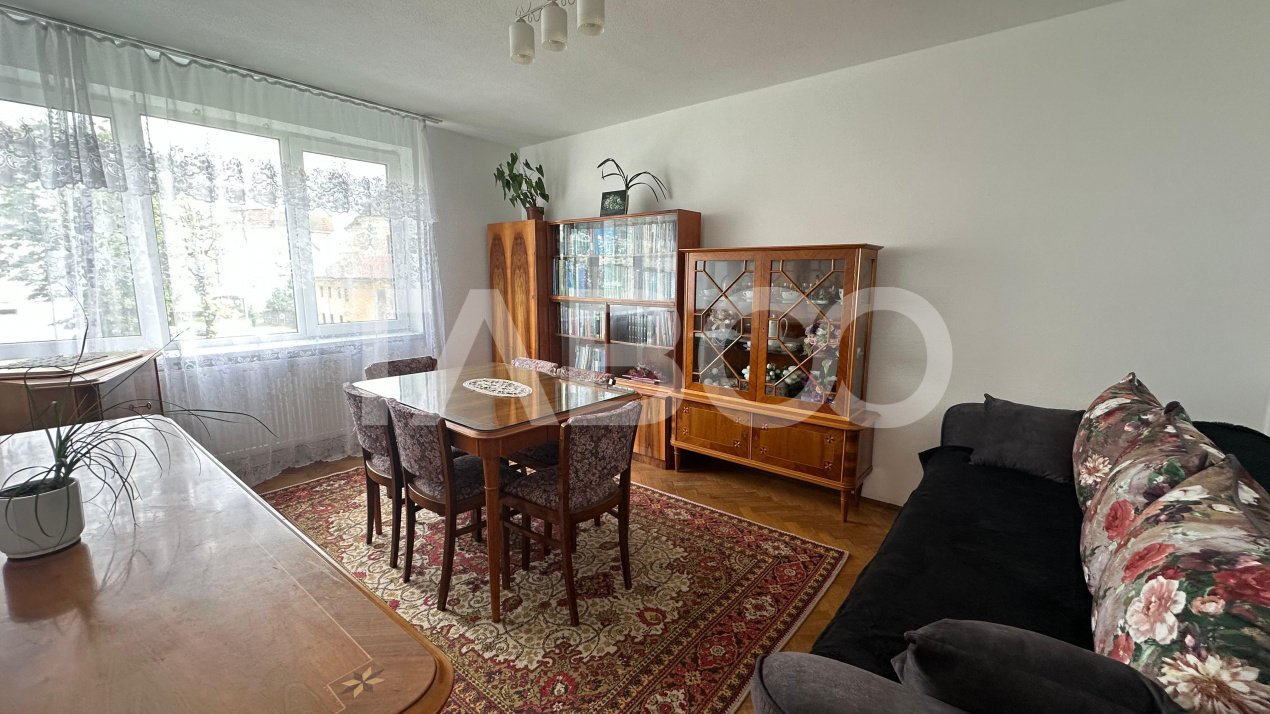 Apartament 45 mpu 2 camere mobilat utilat zona Terezian Sibiu